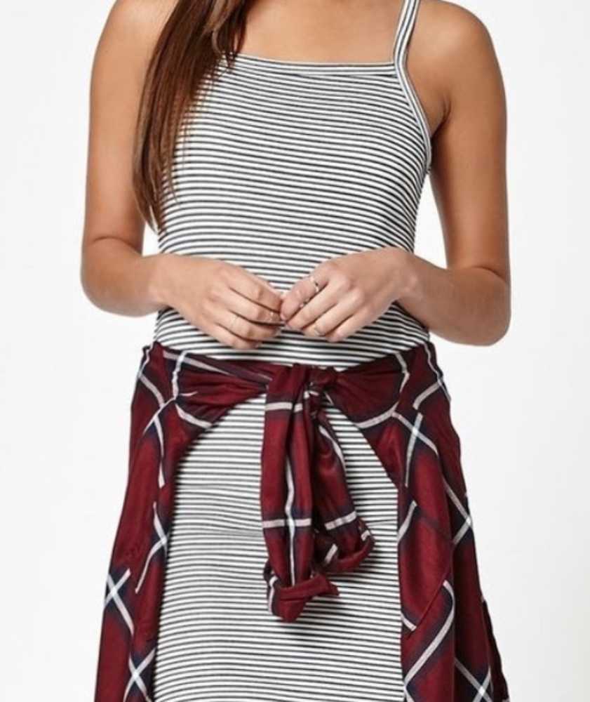 NWT Pacsun Kendal & Kylie Stripped Body Con Dress